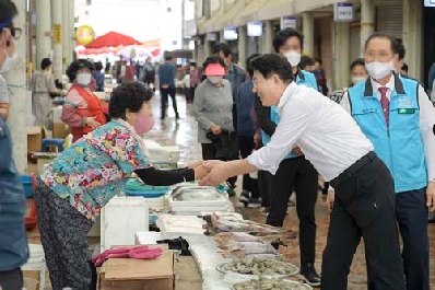 노관규 순천시장, 추석 명절 앞두고 민심 청취