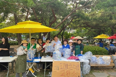 노관규 순천시장님 및 시민여러분이 순천시 덕연동, 다가치GREEN 지구 행사 플로깅