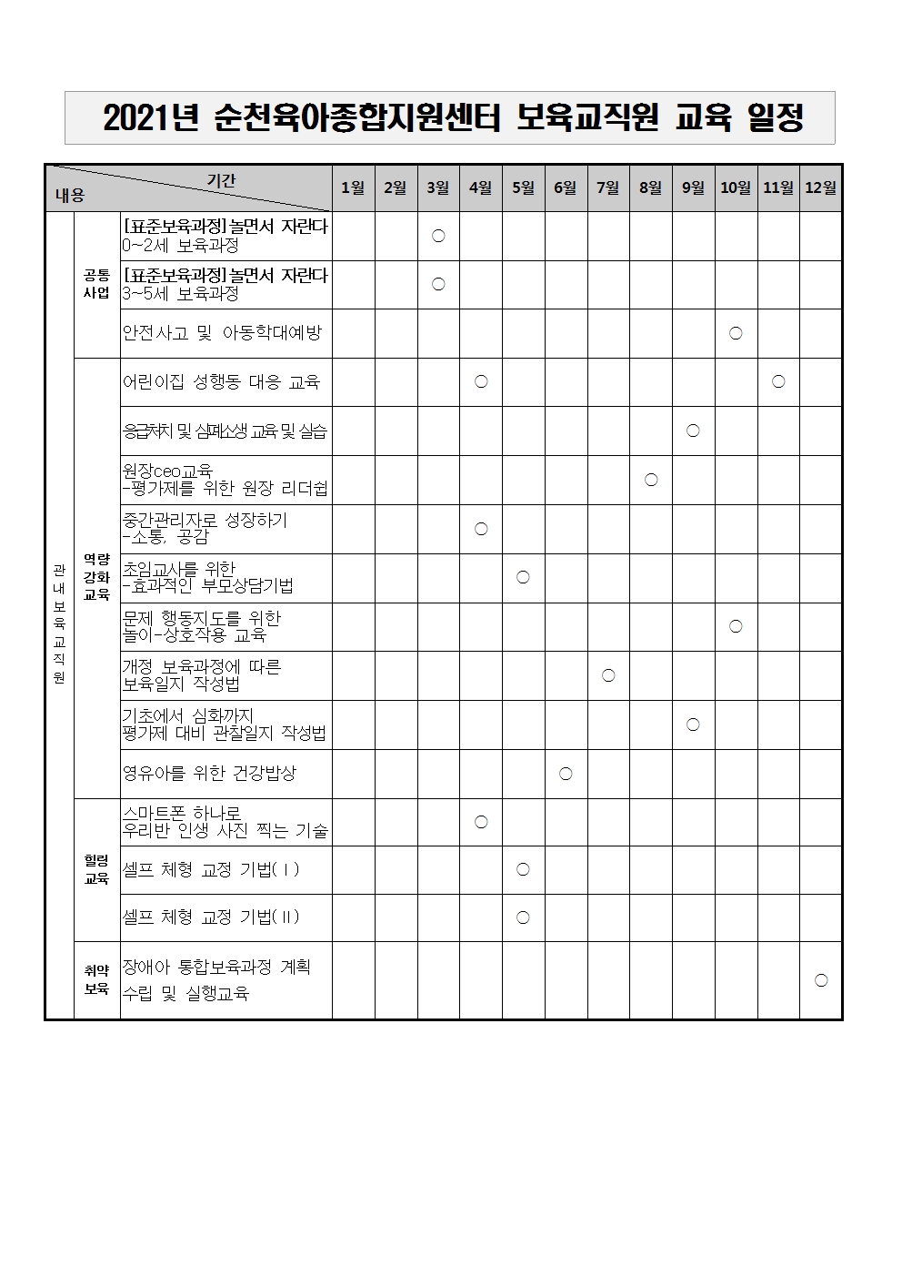 2021. 보육교직원 교육일정)001.jpg 이미지입니다.