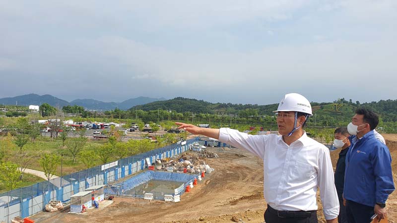 민선8기 순천시장직 인수위원회 업무보고(현장방문1).jpg 이미지입니다.