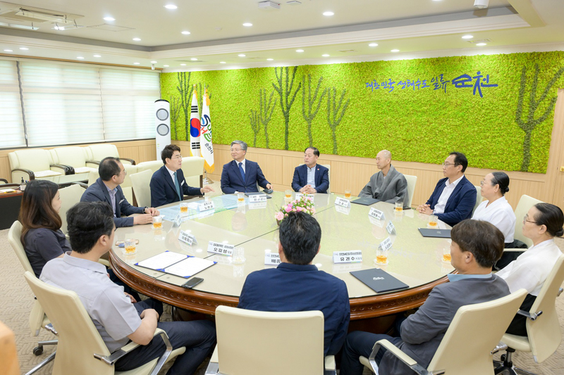 노관규 순천시장, 4대 종교.한전MCS(주)순천지부.파리바게뜨 가맹점주협의회 순천지부와 업무협약